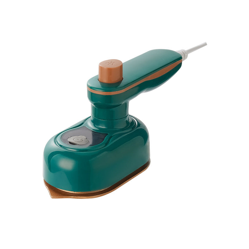 Mini Garment Steamer – Hushålls Ång- och Strykjärn i Vit och Mörkgrön