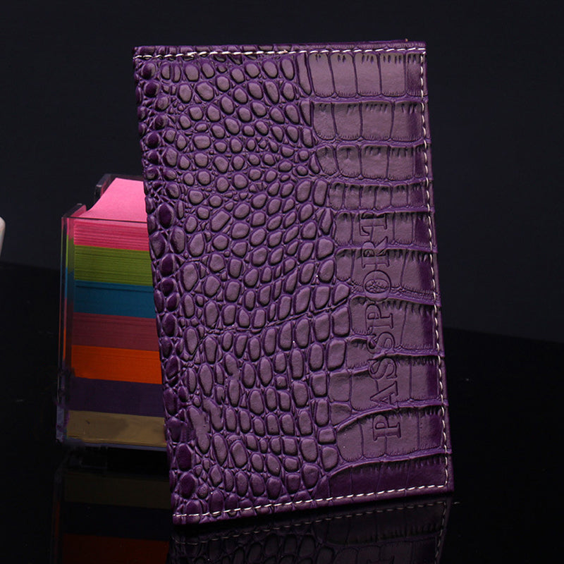 Elegant Pass- och Boardingkortfodral i konstläder