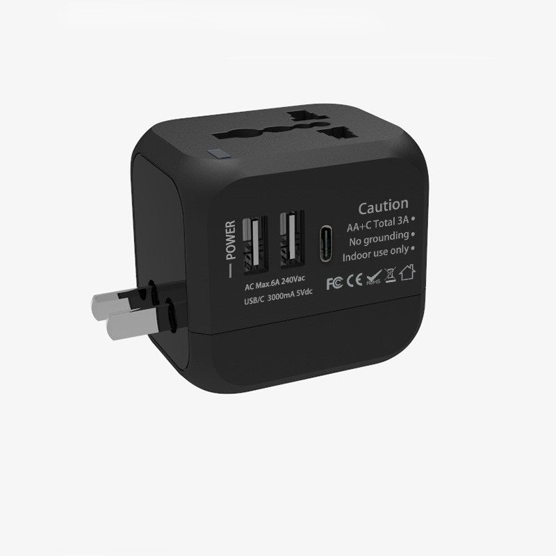 PD 20W Universal Travel Adapter Plug med USB-C och USB