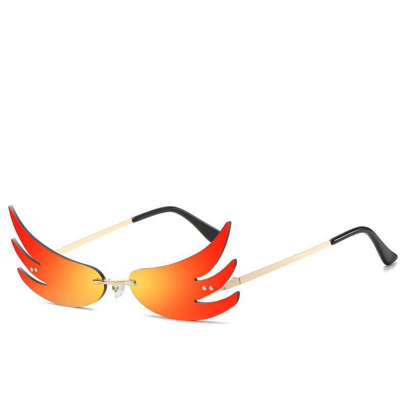 Reflekterande Flame Solglasögon
