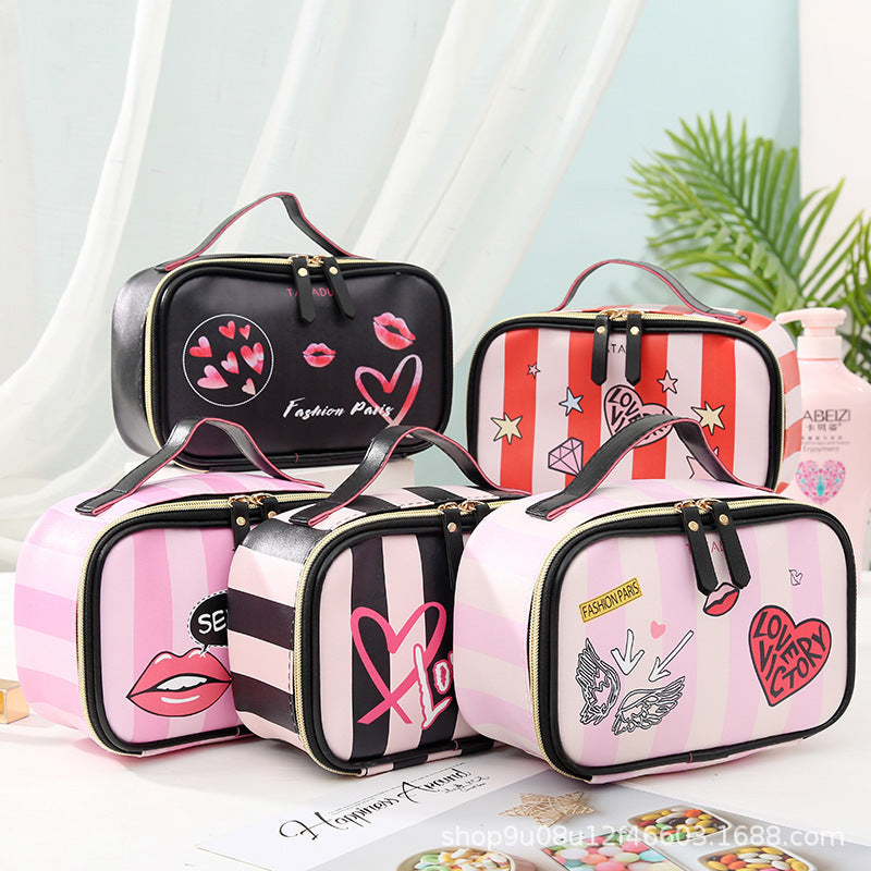 Portable Toiletry Bag for Children and Adults – Perfect Storage for Makeup and Accessories!