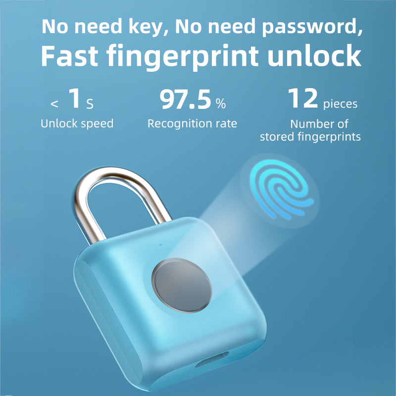 Smart Fingeravtryckshänglås -Travel Bag Locker